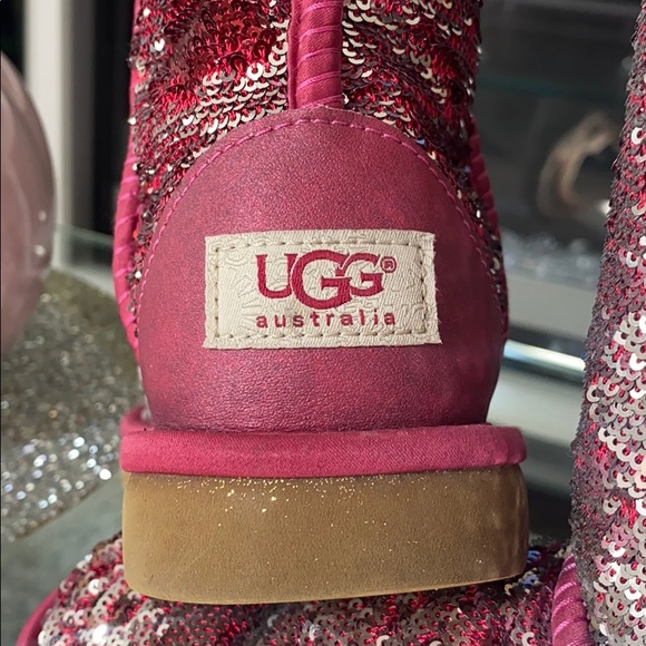 ✨Pink Sequin Uggs✨ - Picture 3 of 3
